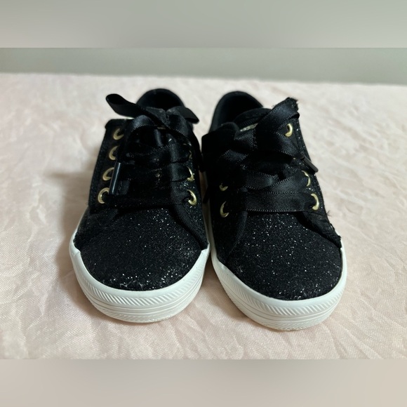 Kate Spade Keds Kickstart Sparkle Black Shoes - Toddler Size 5M - Picture 3 of 7